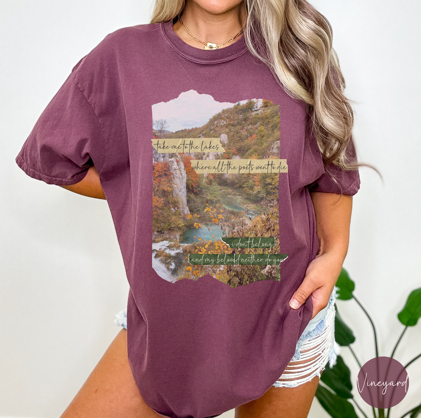 Take Me to the Lakes Tee, Tortured T-shirt, TPD Tees, Music Lovers