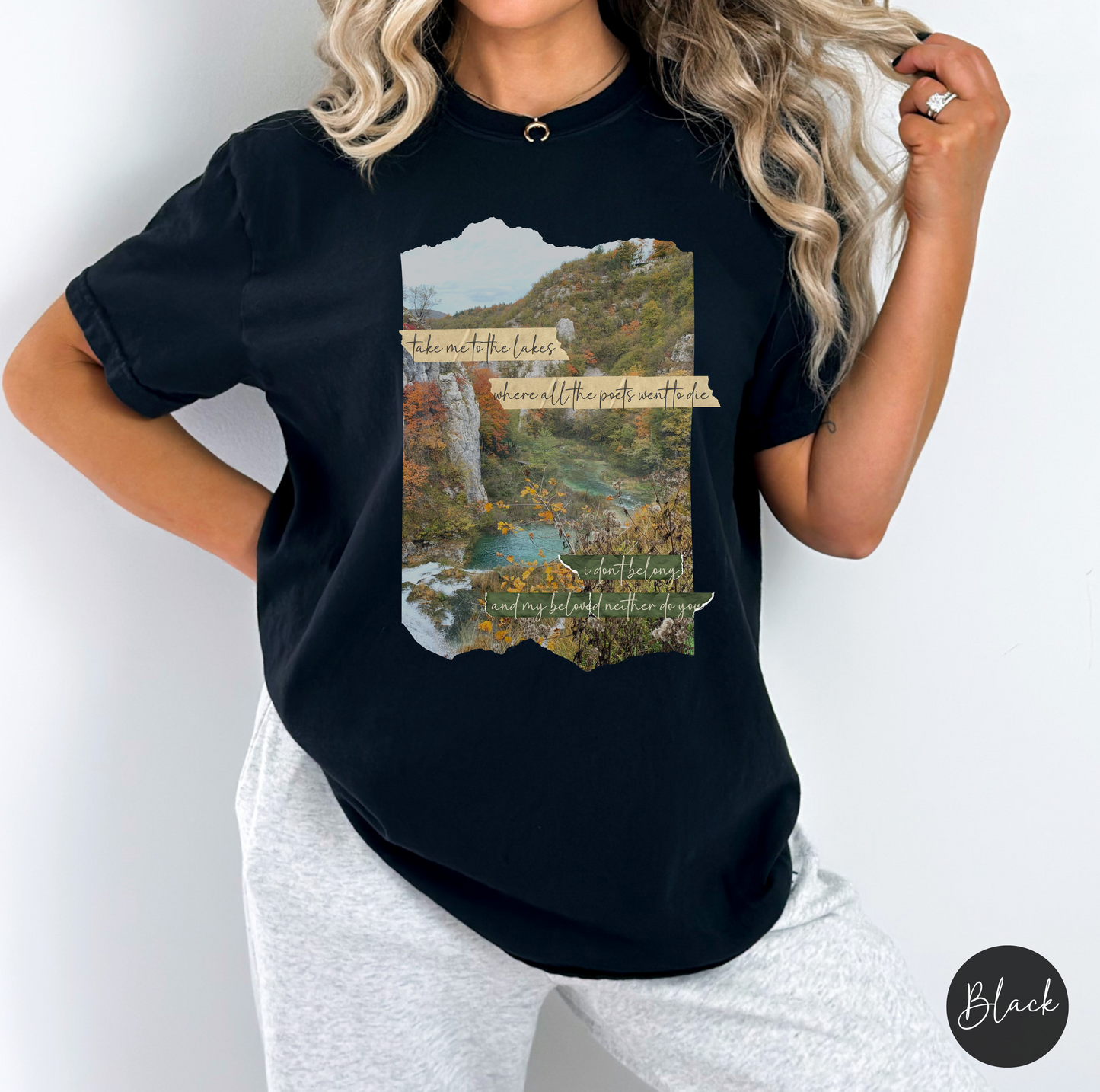 Take Me to the Lakes Tee, Tortured T-shirt, TPD Tees, Music Lovers
