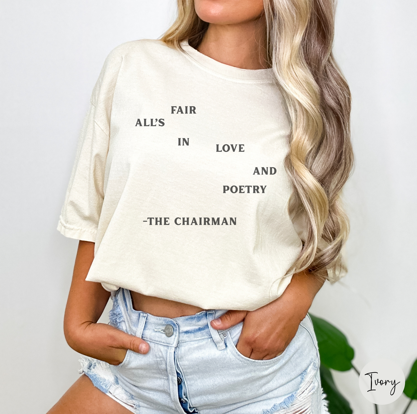 All's Fair In Love & Poetry Tee, Tortured T-shirt, TPD Tees, Music Lovers